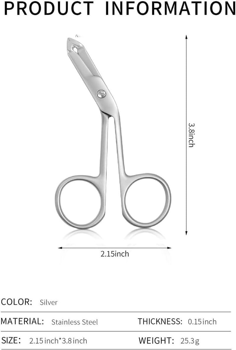 Cut it Professional Scissor Tweezers - 3Cr13 Stainless Steel Tweezers with Handles, Larger Grabbing Surface Area, Precision Eyebrow Tweezers for Women and Men Facial Hair - Image 2